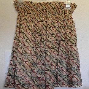 Patterned Zebra Skirt